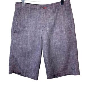 O’NEILL Men’s Hybrid Sz 30 Gray Boardshorts 11" Hyperdry Waist Drawcord Shorts